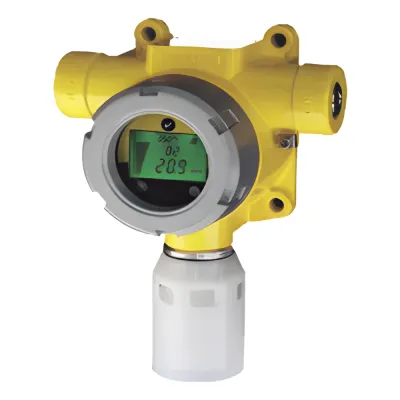 Detector de gas industrial con sensor infrarrojo de metano 0-100% LEL, salida 4-20 mA, certificación ATEX/IECEx