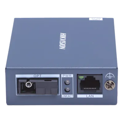 Convertidor de medios UTP/FIBRA ÓPTICA (RX) / 1000 Mbps / Monomodo / Hasta 3 KM / CONECTOR SC