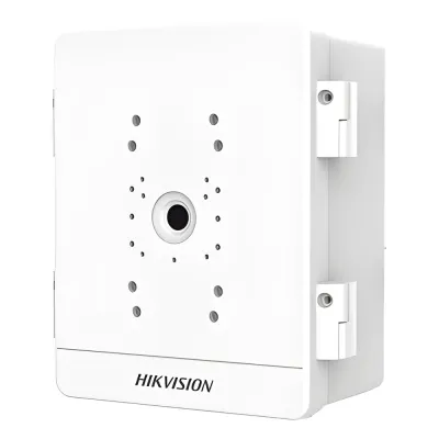 Caja para Videovigilancia para Exterior / Uso en Montaje o Pared / IP66 / IK10 / Dimensiones: 306 X 220 X 130 mm / Soporta 1 Dispositivo (PTZ, Bocina, Cámara Fija)