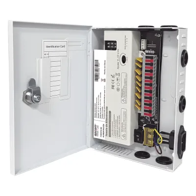 Fuente | 11-15 V | 9 canales | 16 A | Compatible con cámaras 4K | Alta tecnología en seguridad | Doble ventilador | Hasta 1.8 Amperes por Salida | Filtro de ruido por canal | Diseño de alta gama.