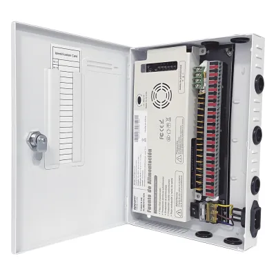 Fuente | 11-15 V | 18 canales | 20 A | Compatible con cámaras 4k | Alta tecnología en seguridad | Doble ventilador | Hasta 1.8 Amperes por Salida | Filtro de ruido por canal | Diseño de alta gama.