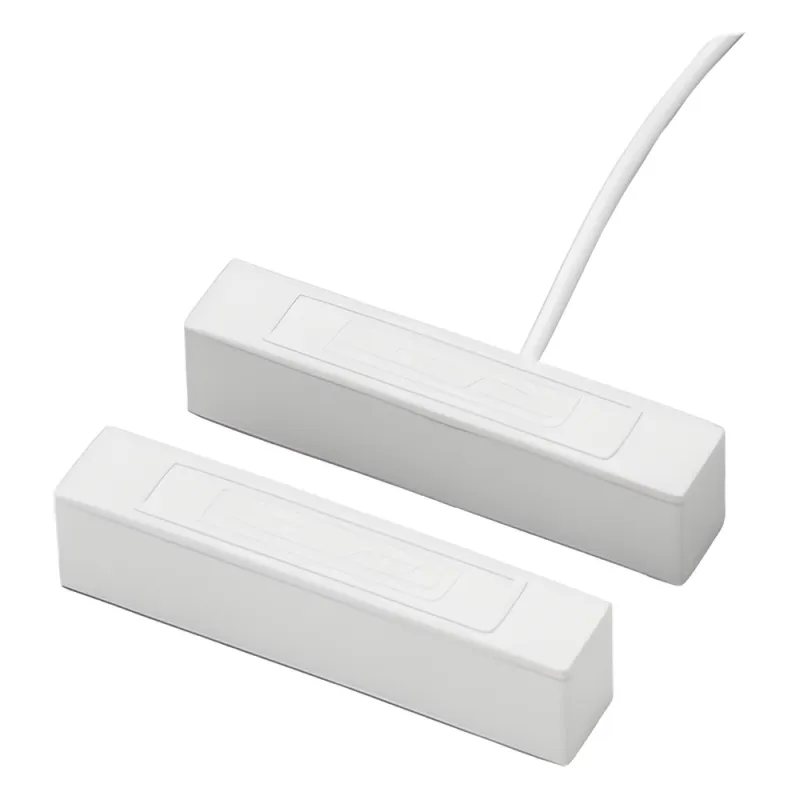 Contacto magnético direccionable V-Plex para montaje en superficie, sellado contra humedad, color blanco
