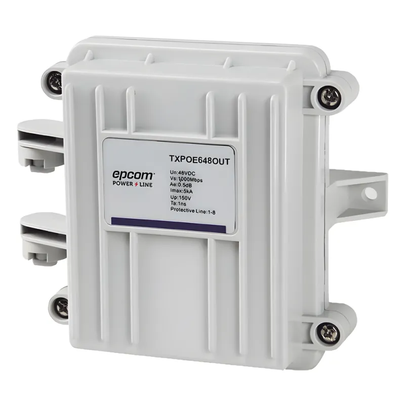 Protector PoE a 10/100/1000 Mbps (exterior) (Cat6 1000Mbps)