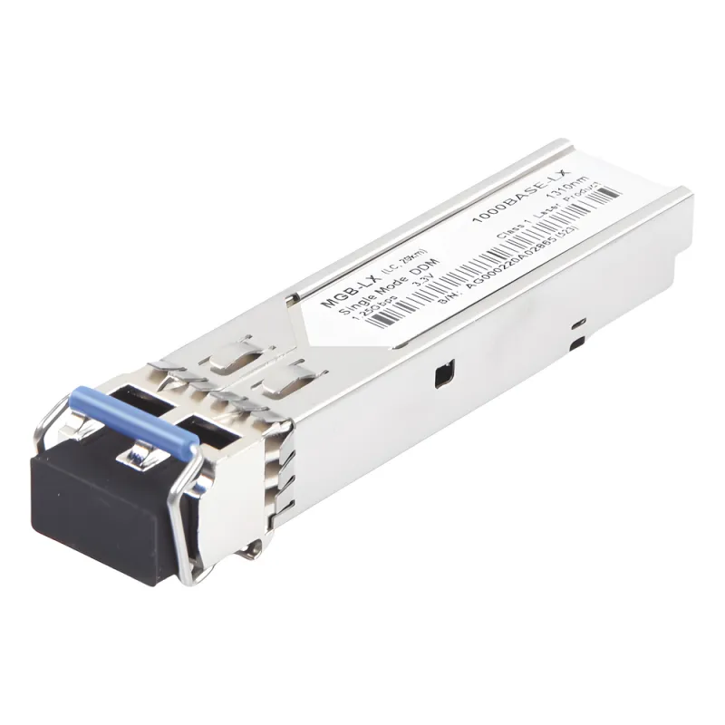 (MGB-LX v1) Transceptor mini-GBIC SFP 1G LC Duplex para fibra monomodo 10Km