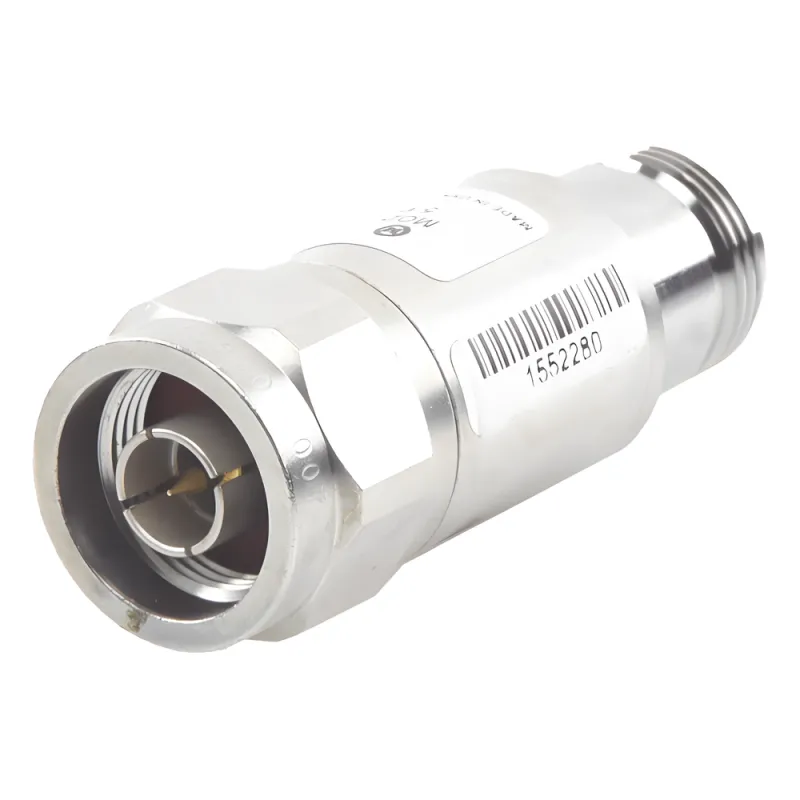 Atenuador en Línea de 20 dB, 5 W. Máximo, CD-4 GHz, Conectores N Macho-Hembra.