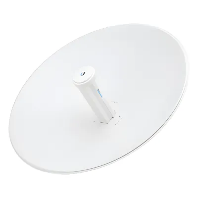 PowerBeam airMAX AC hasta 450 Mbps, frecuencia 5 GHz (5150 - 5875 MHz) con antena tipo plato de 27 dBi, radomo incluido