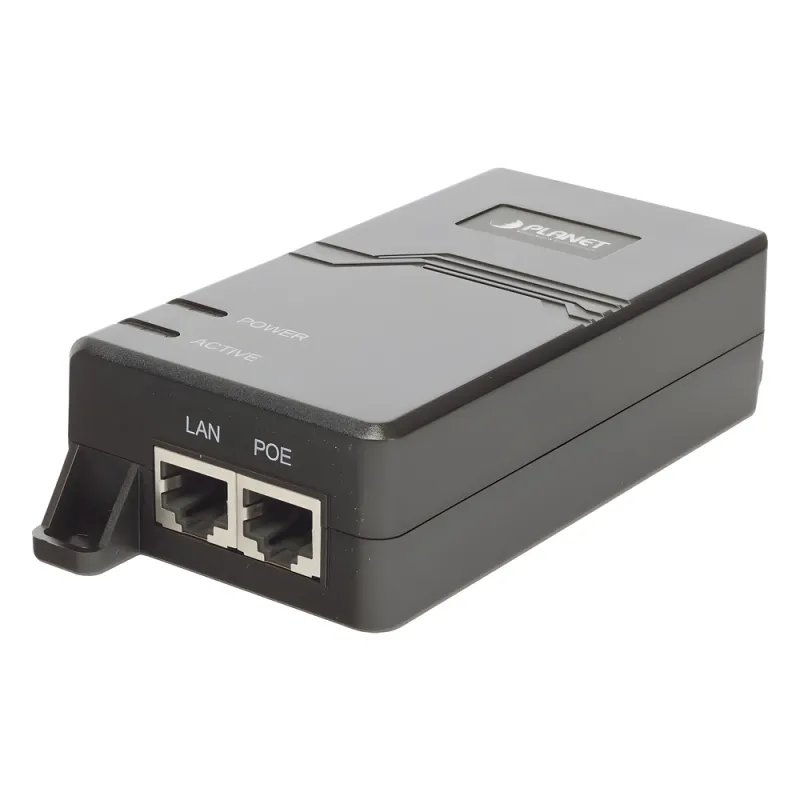 Inyector 802.3bt de 60W en 4-Pares UTP, Compatible con 802.3af/at Gigabit 10/100/1000 Mbps