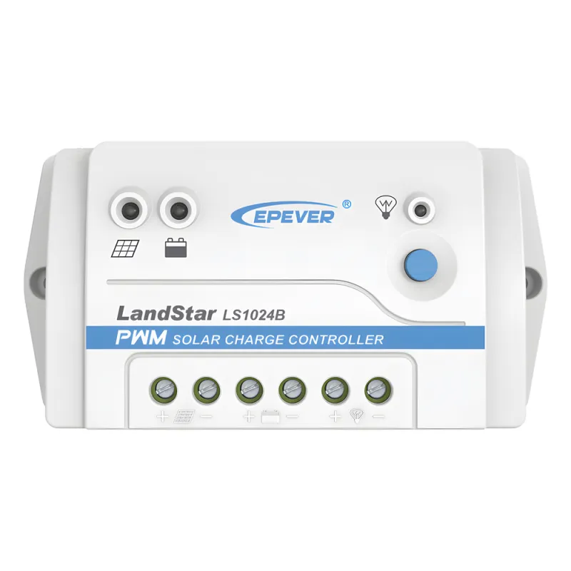 Controlador Solar PWM / 10A / 12/24V / RS-485 / Baterías Gel-AGM-Selladas / Parámetros Configurables