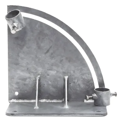 Base para Mástil con Ajuste de Ángulo. Diámetros de Mastil: 1" a 1-3/4"