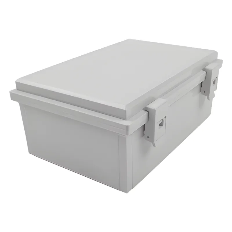 Gabinete Plástico para Exterior IP65 de 170 x 251 x 101 mm Cierre por Broche.