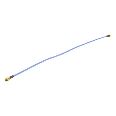 Jumper MikroTik (Flex-Guide) de 50 cm (19.69 Pulgadas), Núcleo de Cobre-Plateado, Conectores SMA-Macho Inversos, Hasta 6 GHz