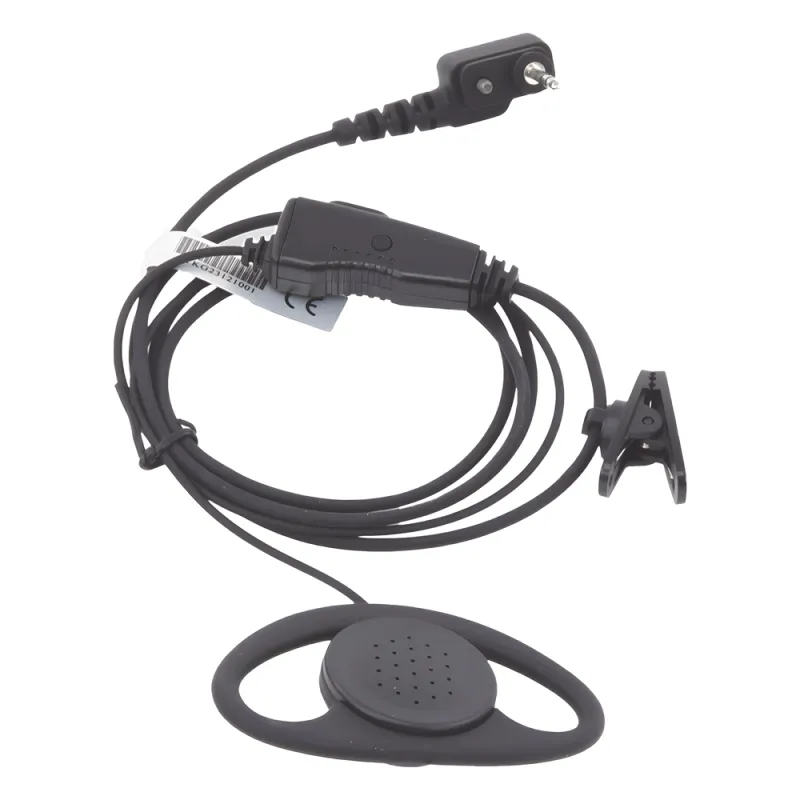 (PTE-160N H04) Mic de solapa con auricular de gancho de HYTERA TC320/1688