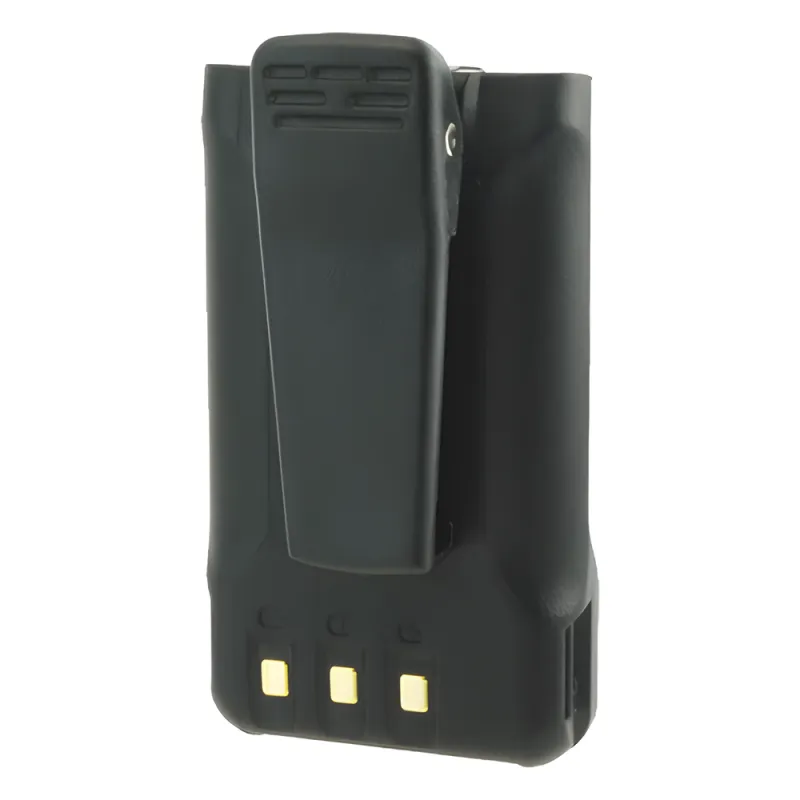 Batería Li-Ion, 1250 mAh para radios TK-2000 TK-3000, clip Incluido; utilizar cargador rápido de escritorio con esta batería de alta capacidad