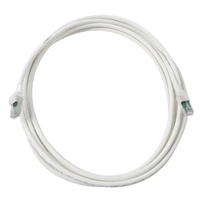 Patch Cord Z-MAX Cat6A S/FTP, CM/LS0H, 9.14 Metros (30 Pies), Color Blanco