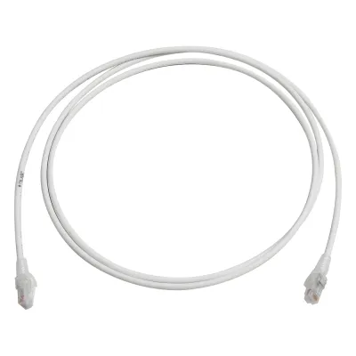 Patch Cord MC6 Modular Cat6 UTP, CM/LS0H, 2.13 Metros (7 Pies), Color Blanco