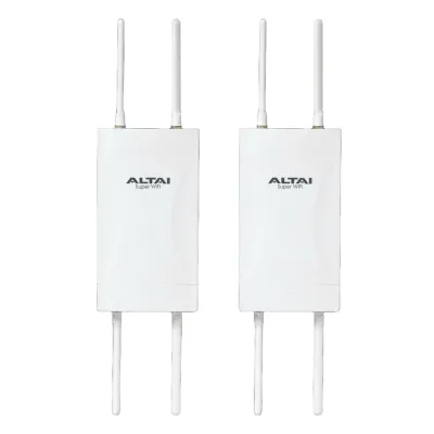 Kit de 2 Unidades del Punto de Acceso WiFi 6, PTMP Omnidireccional, Cobertura Hasta 300 m, Doble Banda Simultanea en 2.4 y 5 GHz, Hasta 2.976 Gbps, Hasta 256 Usuarios Concurrentes, Administración en Nube Gratis con INSIGHTS