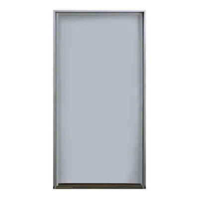Puerta metálica de emergencia 3x7 pies / Resistente a fuego por 180 min. / Preparación para cerradura cilíndrica y refuerzo para cierra puerta
