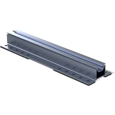 Riel de Montaje Solar / S Rail 28 / Aluminio Serie 6000 / Protección EPDM / 280 mm / 235 g
