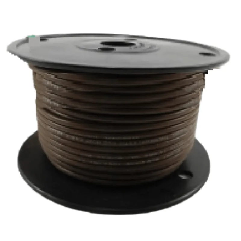 Cable Eléctrico color café calibre 14 / UL 1015-1230 / 600 Voltios / Temperatura 105°C Seco 75°C Húmedo / Cobre Estañado Clase K / Aislante PVC Retardante de Llama VW-1 / Resistente a Humedad Abrasión Ácid
