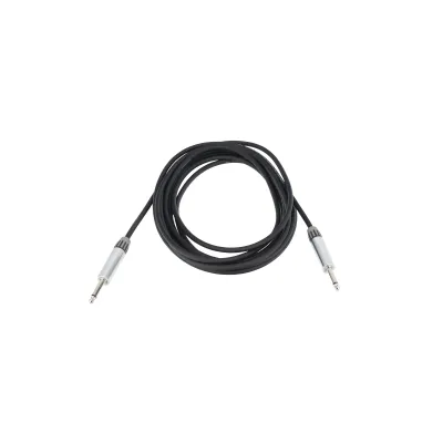 Cable de Audio | Plug 1/4 in a Plug 1/4 in Stereo | Carcasa Cromada | Conectores Seetronic | Longitud 5m