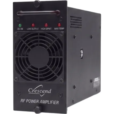 Amplificador de Potencia VHF / 100 Watts / 136-174 MHz / Modular / Rack 19" / Protección VSWR / Enfriamiento por Ventilador / LED Indicadores