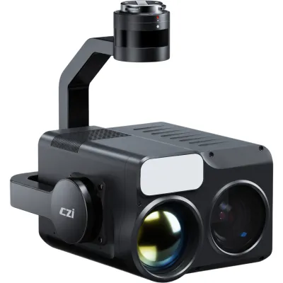 Cámara Dual Light C30N con IA, Visión Nocturna, Sensor Térmico 1K, Telémetro Láser 2 km, Zoom Óptico 25x, Puntero Láser Verde, Luz Auxiliar NIR, Compatible DJI M350/M400