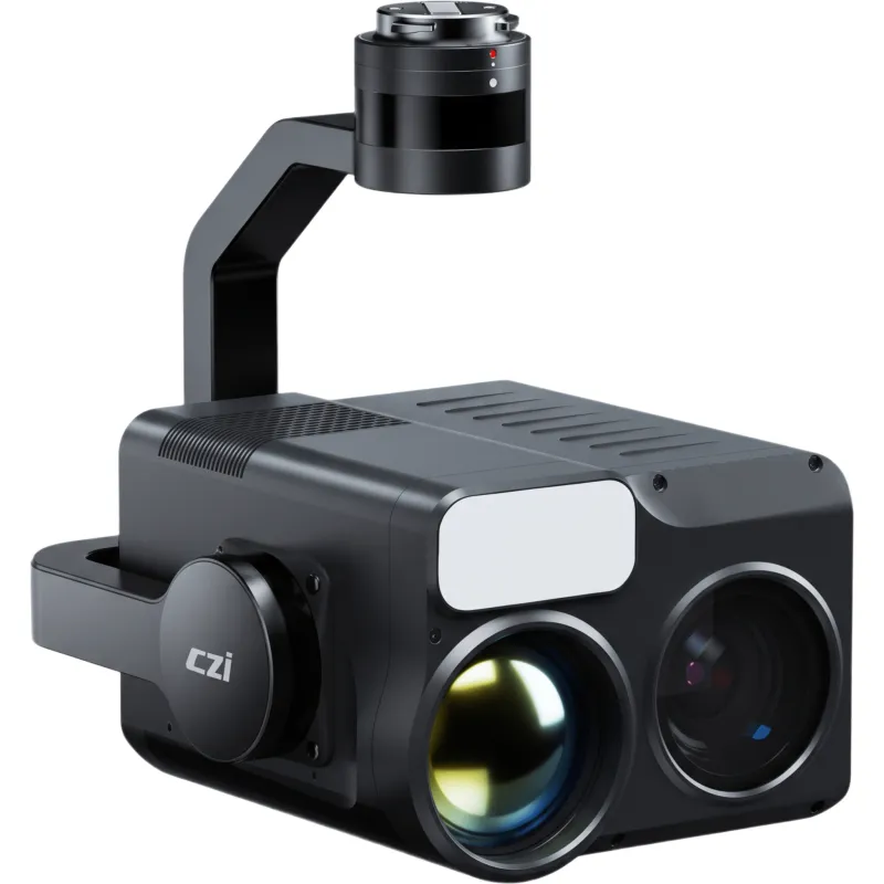 Cámara Dual Light C30N con IA, Visión Nocturna, Sensor Térmico 1K, Telémetro Láser 2 km, Zoom Óptico 25x, Puntero Láser Verde, Luz Auxiliar NIR, Compatible DJI M350/M400
