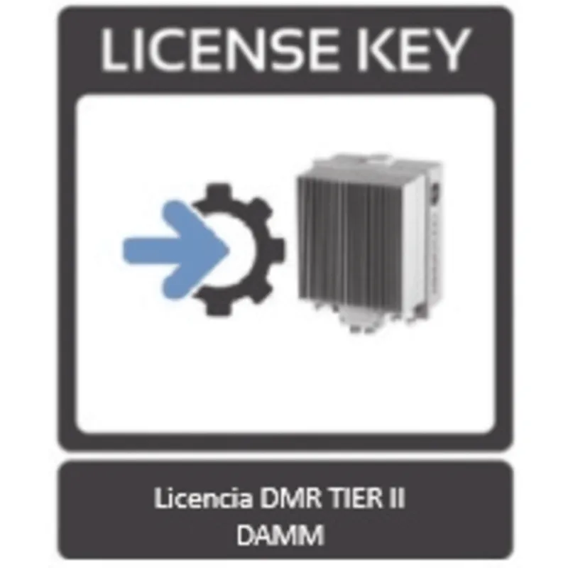 Licencia protocolo DMR TIER II para estación base BS422 de DAMM