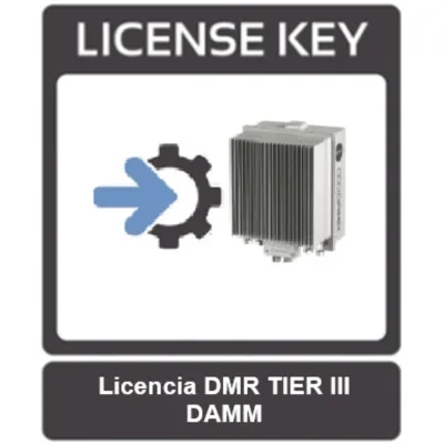 Licencia protocolo DMR TIER III para estación base BS422 de DAMM