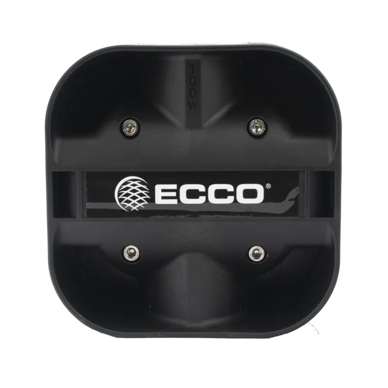 Bocina Compacta de Uso Rudo, 100 Watts de Potencia, Ideal Para Vehículos de Encubierto, Con Soporte Universal, 11 Ohms de Impedancia