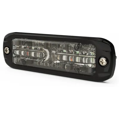 CD3 Connect Luz Auxiliar de 12 LED, Rojo/Blanco, Lente Transaprente, Bisel Negro