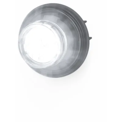 CD3 Connect Estrobo Oculto de 12 LED, Blanco, Lente Transaprente, Bisel Negro