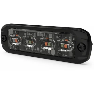 Luz Auxiliar de 16 LED, Rojo/Verde/Ambar/Blanco, Lente Transparente