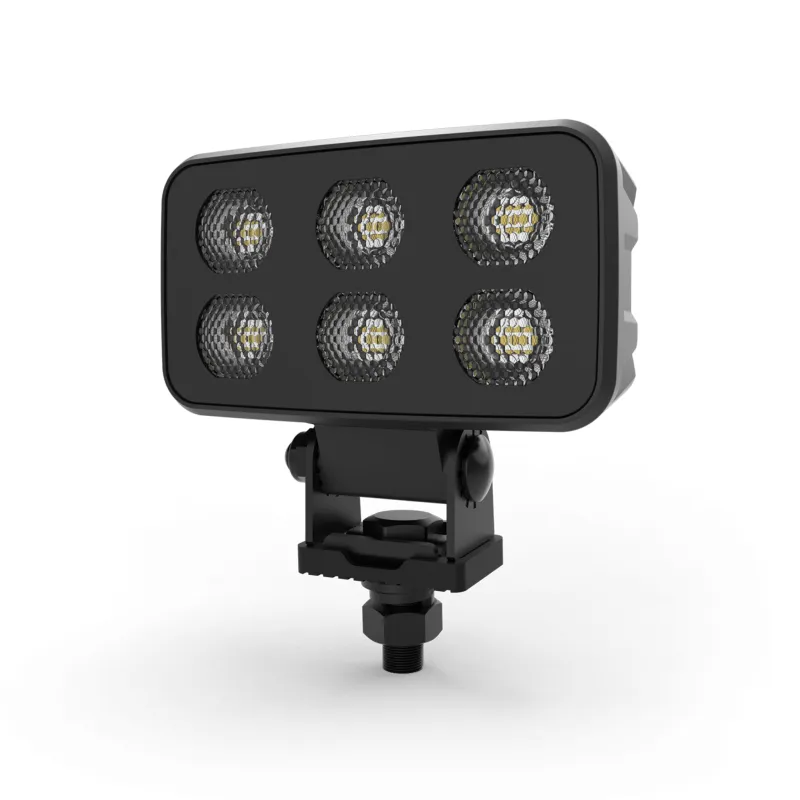 Luz de Trabajo Ultra brillante Cuadrada, 6 LED, 4630 Lúmenes, 12-24 Vcd