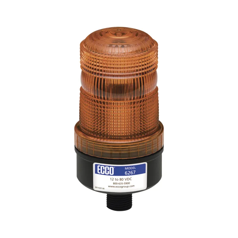 Mini baliza de LED color ambar montaje permanente SAE Clase III