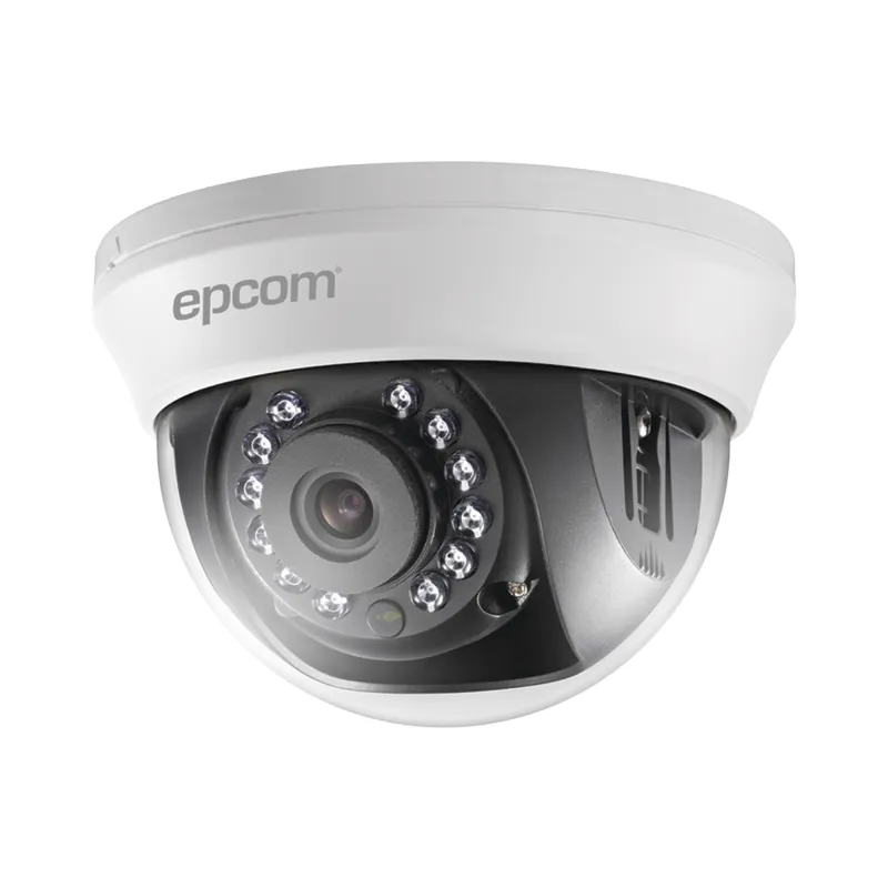 Domo TURBOHD 1 Megapixel (720p) / Gran Angular 92° / Lente 2.8 mm / Híbrida / IR Inteligente 20 mts / Interior