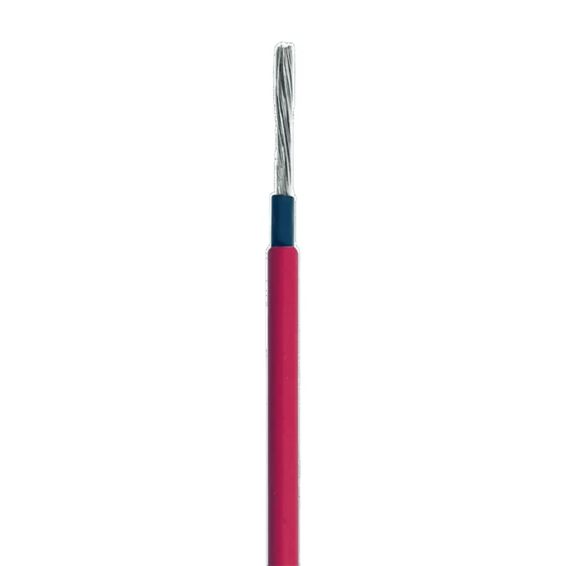 Cable Fotovoltaico Rojo / Cobre Estañado / 6 mm² (10 AWG) / 2000V / Rollo 25m / UL 4703 y TUV