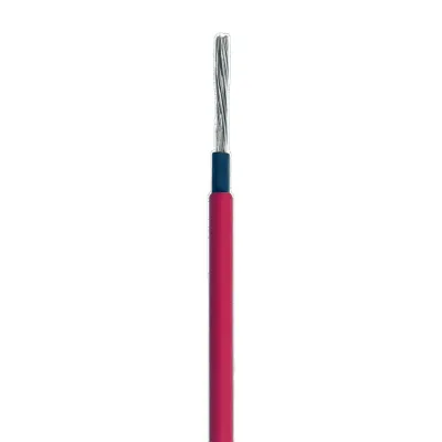 Cable Fotovoltaico Rojo / Cobre Estañado / 6 mm² (10 AWG) / 2000V / Rollo 500m / UL 4703 y TUV