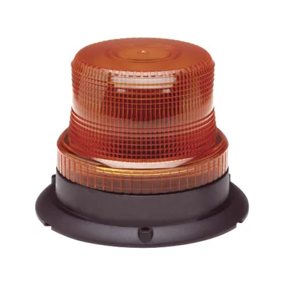 Mini Burbuja LED Ámbar Serie X6465 / 3 LEDs Ultrabrillantes / 12-80 VCC / Montaje Permanente de 3 Tornillos / SAE J845 Clase III / Domo de Policarbonato