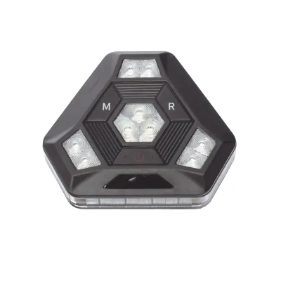 Luz Auxiliar Rojo/Azul Ultra Brillante Para Automóviles, Motocicletas y Bicicletas Con Montaje Magnético
