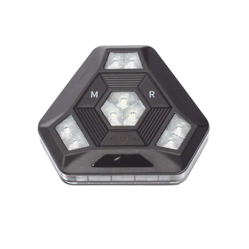 Luz Auxiliar Rojo/Azul Ultra Brillante Para Automóviles, Motocicletas y Bicicletas Con Montaje Magnético