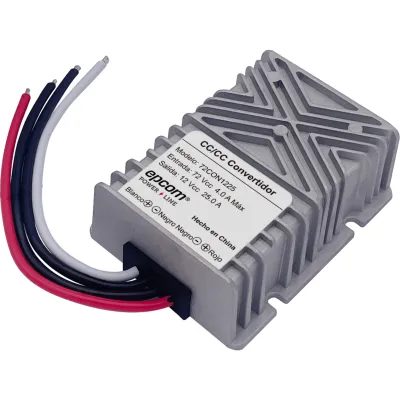 Convertidor de CD-CD / 20-90 Vcc de entrada / 12 Vcc de salida / 25 Amp Continuos