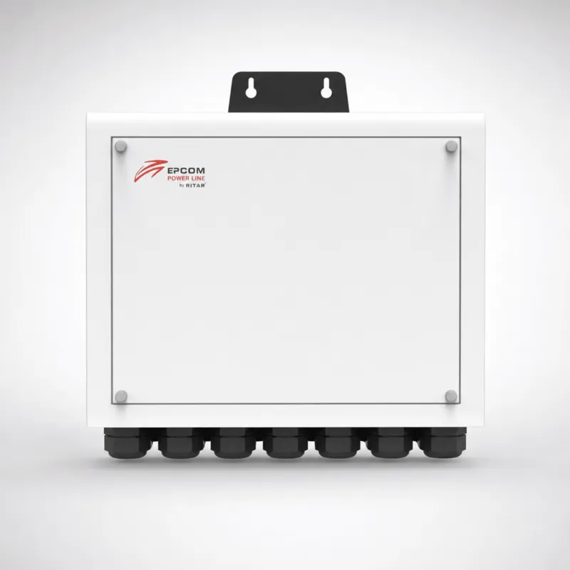 Caja de Distribución para Baterías en Paralelo / Hasta 6 Baterías / Corriente Máxima 300 A / 400 x 150 mm / Compatible con RES20010K, RES1005K, RLB10048MAX y Cualquier Banco de Baterías