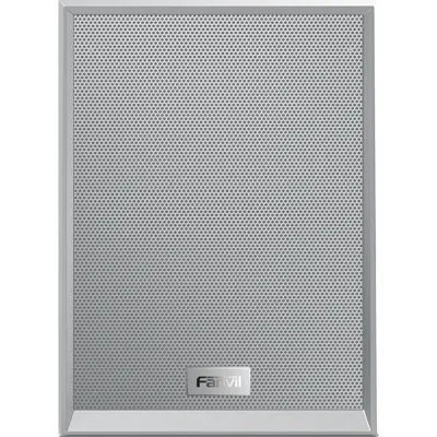 Altavoz SIP IP Color Blanco para voceo y paging, 2 líneas SIP, potencia de hasta 15W, alimentación vía PoE