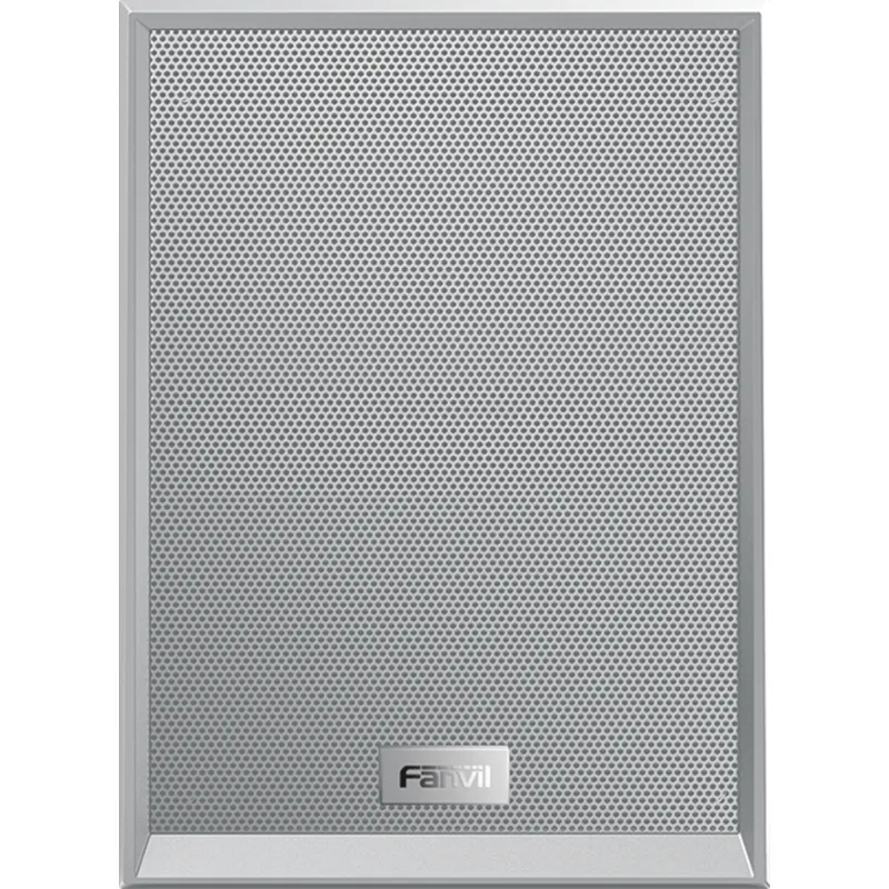Altavoz SIP IP Color Blanco para voceo y paging, 2 líneas SIP, potencia de hasta 15W, alimentación vía PoE