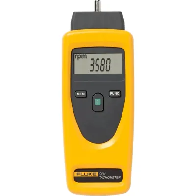 Tacómetro de Doble Propósito / Contacto y Sin Contacto / Medición Óptica 1 a 99999 RPM / Medición de Contacto 1 a 19999 RPM / Precisión ±0.02%RD+1 / Distancia de Detección 500 mm (19.7 in) / Pantalla