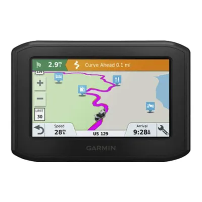 Navegador para Motocicleta Zūmo / Pantalla 4.3" Resistente / Ruteo Aventurero / Alertas para Motociclistas / Control de Música / Llamadas Manos Libres / Tráfico y Clima en Tiempo Real / Notificaciones Inteligentes / Compatible con Trip