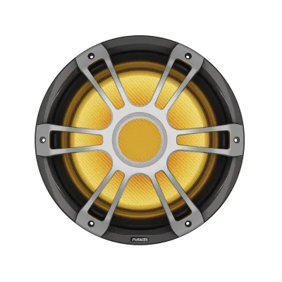 Subwofer marino Signature Series 3i | con iluminación LED CRGBW y rejilla deportiva color gris de 12"