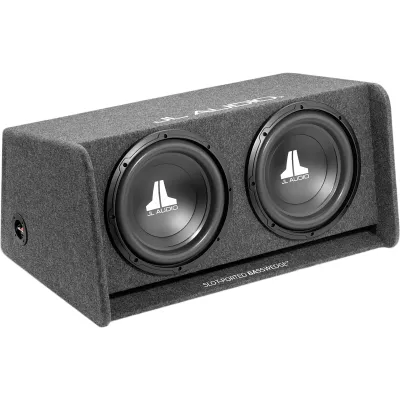Subwoofer W0v3 dual de 12 pulgadas / Car Audio / 300 W RMS o 600 W RMS / Impedancia 2 Ω o 4 Ω / Carcasa con Puertos de Ranura / Cono de Polipropileno Relleno de Minerales / Terminal con Botones