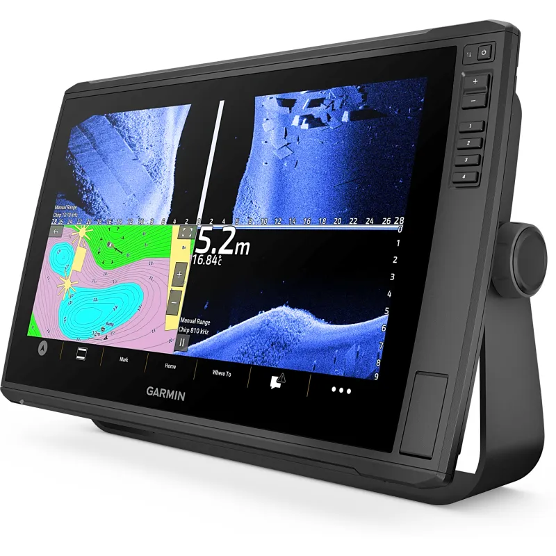 Plotter de Navegación Marino ECHOMAP™ Ultra 2 de 16 / GPS Multibanda y Multiconstelación / Sonda Integrada CHIRP, ClearVü y SideVü / IPX7 / NMEA 2000 y 0183 / Wi-Fi y Bluetooth / Garmin